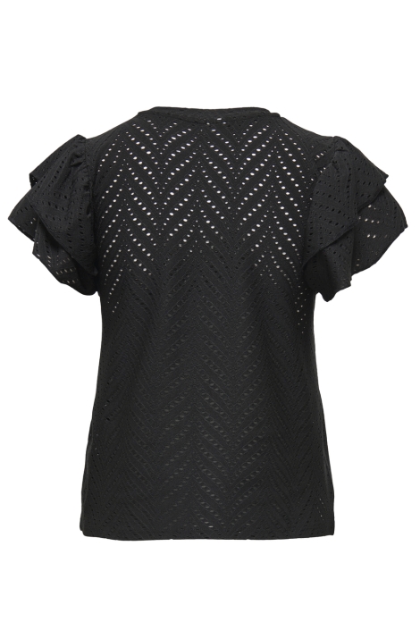 Jacqueline de Yong jdycarla cathinka s/l frill top jrs